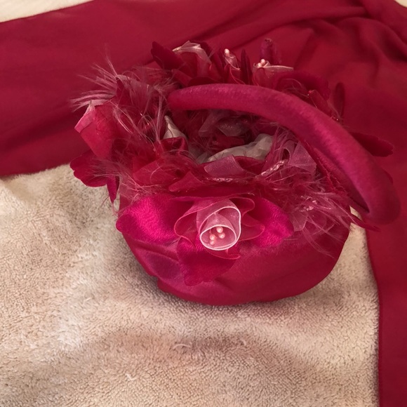 PROM GOWN /COCKTAIL DRESS +SHAWL+AUMONIERE - Picture 6 of 8